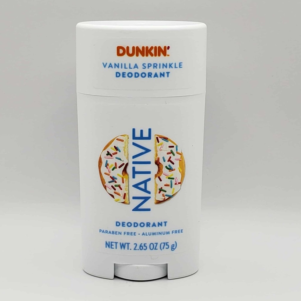 Native x Dunkin Vanilla Sprinkle Aluminum Paraben Free Deodorant 2.65oz - 2 Pack - Picture 6 of 8